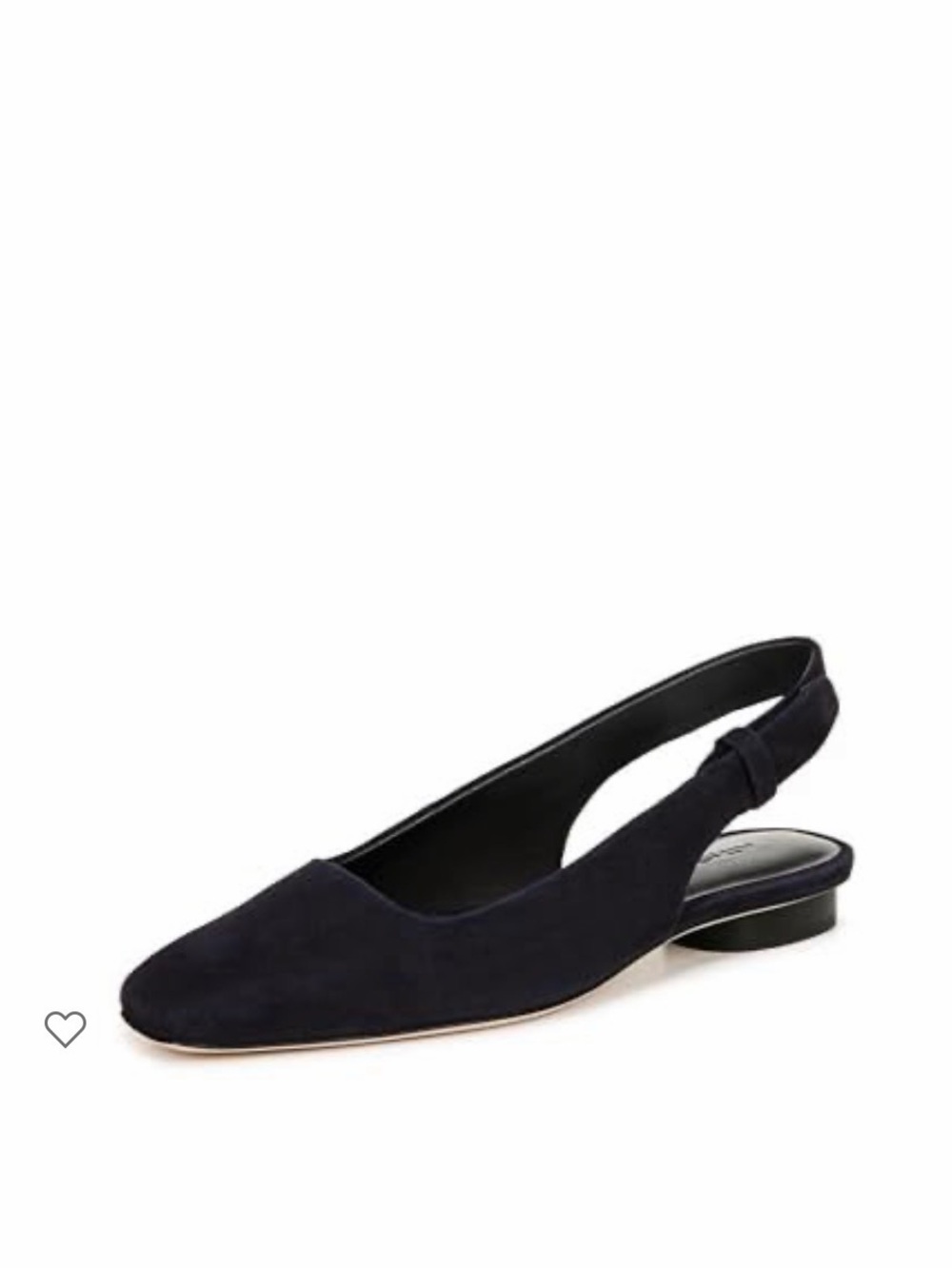 Vince Vida Navy Suede Flat 7.5M